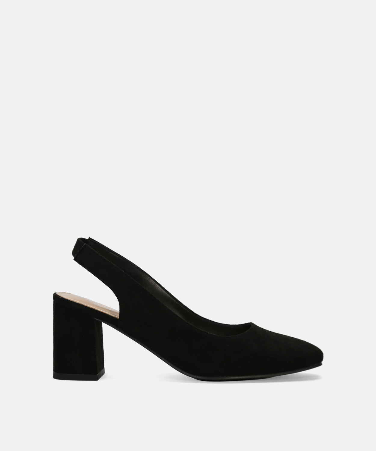 Zapato tac&oacute;n destalonado ante